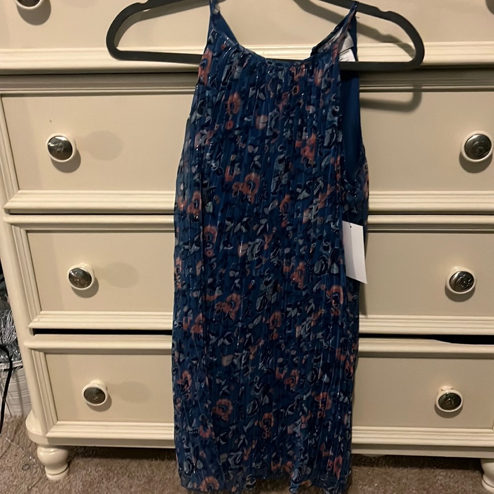 Blue + short + stretchy + comfy